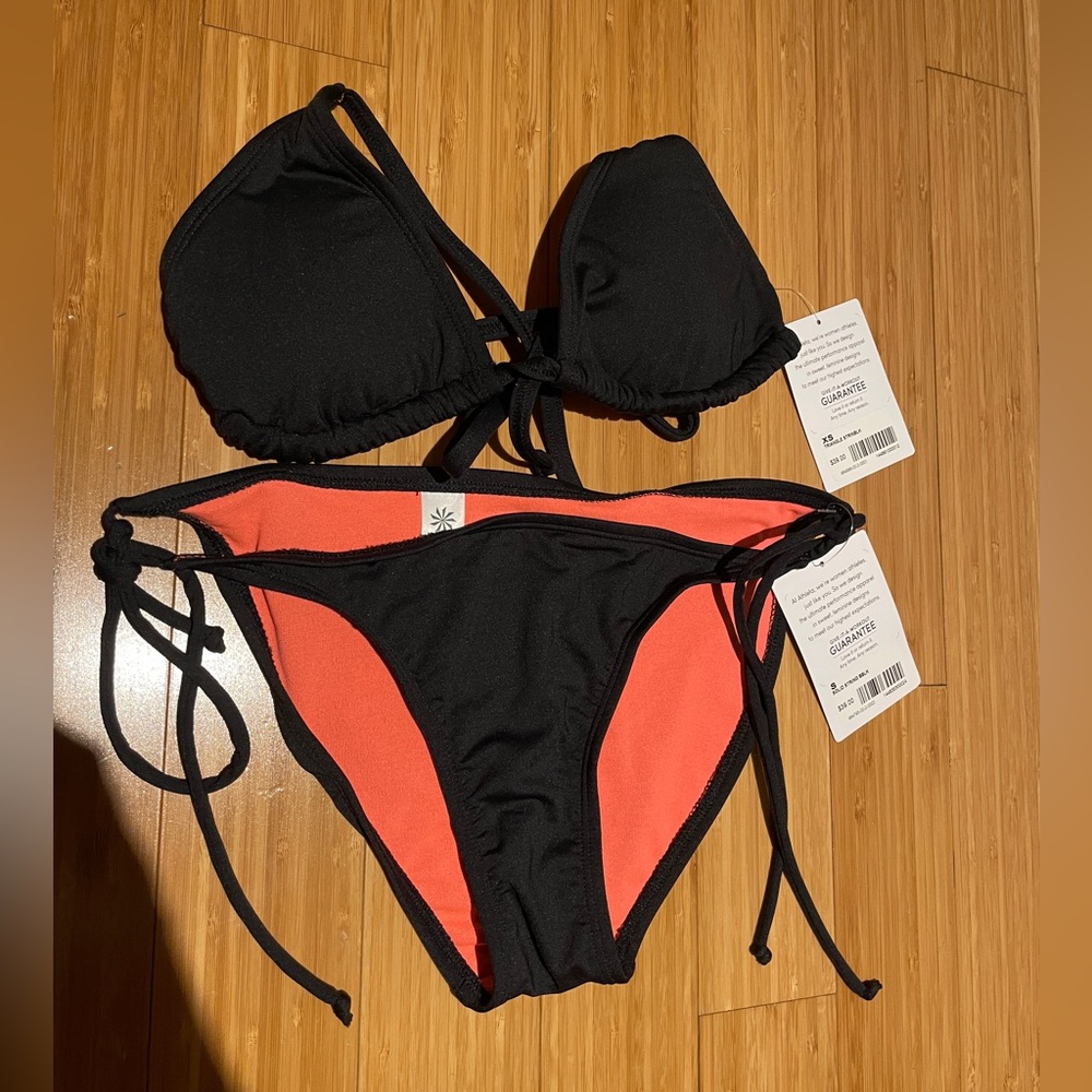 Athleta black bikini